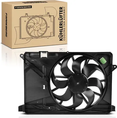 Obrázok produktu pre Frankberg 1x chladič motora s jedným ventilátorom s rámom ventilátora chladiča Chevrolet Trax Opel Mokka J13 1.4L