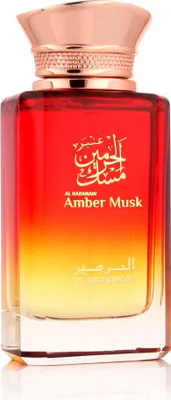 Obrázek produktu pro Al Haramain Amber Musk 100ml, Unisex, 100 ml, Jantar, Pižmo, Oud, Bříza, Raspberry, Růže, Šafrán, Jantar, Benzoin, Pelargónie, 1 kusů