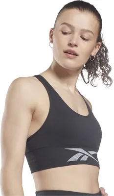 Produktbild von Sport-BH für Damen Reebok WOR Seamless Bra L Schwarz
