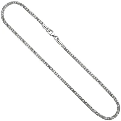 Produktbild von 3,6mm Himbeer-Kette Halskette Collier 925 Silber glänzend Silberkette 42cm