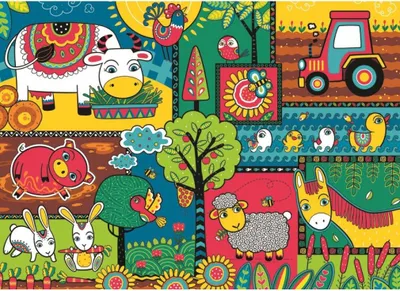 Obrázek produktu pro RAVENSBURGER Puzzle Den na farmě 60 dílků