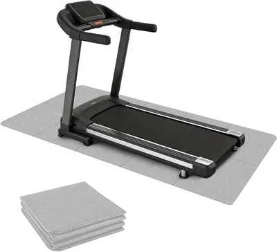 Productafbeelding van Opvouwbare vloerbeschermingsmat 183 cm x 61 cm - PVC met hoge dichtheid - Geluiddempende mat - Bescherming voor vloeren