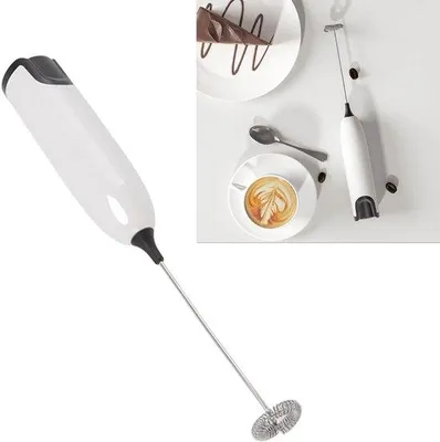 Immagine prodotto di Frullatore elettrico portatile per montare il latte - Mini frusta per caffè, matcha, cappuccino e latte, automatica