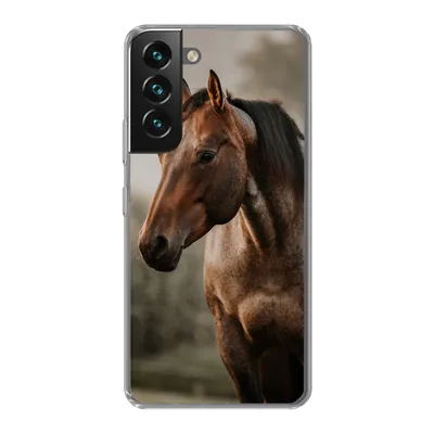 Produktbild von MuchoWow® Handyhülle Schutzhülle Hülle für Samsung Galaxy S22 Plus Pferd - Licht - Wald Silikon Softcase Handy Hülle - Schutzabdeckung