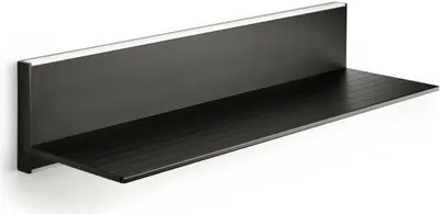 Immagine prodotto di Mensola a parete Liente LED, sistema di scaffalatura, L 600 mm, nero opaco