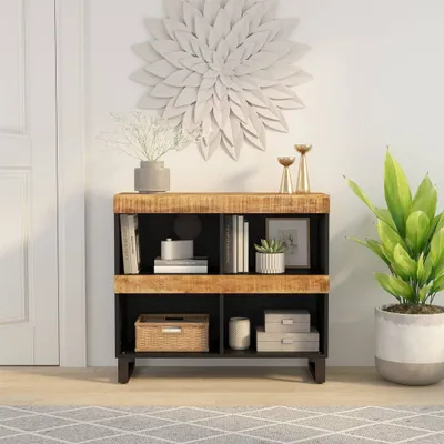 Produktbild von vidaXL Beistellschrank 85x33x75 cm Massivholz Mango
