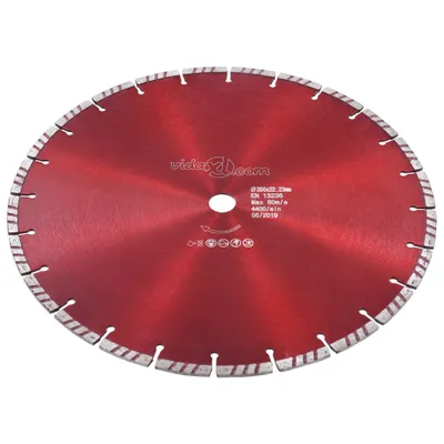 Image de vidaXL Disque diamant avec turbo acier 350 mm