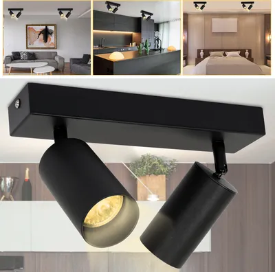 Obrázek produktu pro Stropní svítidlo Karpal 2-Light LED Ceiling Spot Otočné stropní svítidlo Moderní