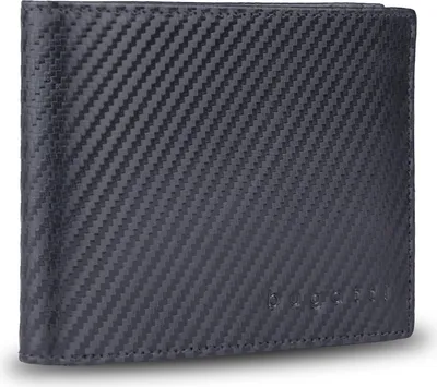 Produktbild von bugatti Geldbörse Lima RFID Wallet With Flap Carbon Black schwarz