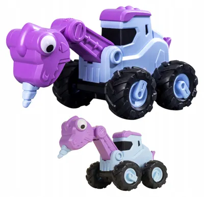 Produktbild von Dinosaurier-Bagger mit Bohrer und Rückziehantrieb Spielzeug