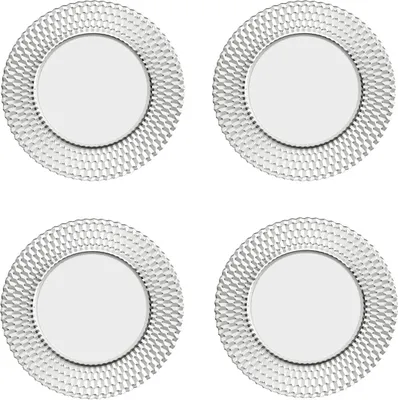 Produktbild von Villeroy & Boch Boston 4er Set Platzteller 32x32cm klar Kristallglas