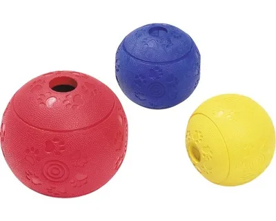 Immagine prodotto di Palla di gomma solida Karlie Ruffus, dimensioni: ø 8 cm