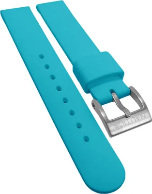 Produktbild von Nautica Uhrenarmband 16mm türkis Kunststoff gleichlaufend NAI09502MB