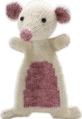 Produktbild von Hardicraft Strickset Maus Yfke 23 cm DIY Bastelset Geschenkidee