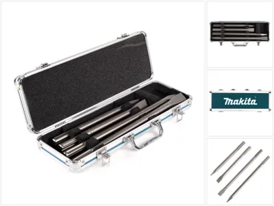 Obrázek produktu pro Makita D-42466 SDS-Max 4dílná sada sekáčů v hliníkovém kufru