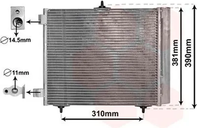 Immagine prodotto di Van Wezel condensatore aria condizionata + essiccatore per Citroen C2 C3 + Pluriel Peugeot 1007 1.1-1.6