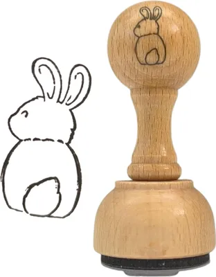 Produktbild von Hase Holzstempel