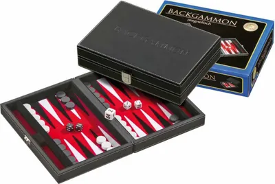 Obrázek produktu pro Philos Backgammon Tinos klein rot 23x16,5cm