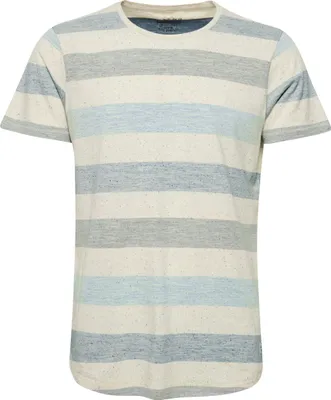 Produktbild von BLEND BHEfkin Herren T-Shirt Kurzarm Shirt mit Streifen Rundhals-Ausschnitt Baumwollmischung Regular fit