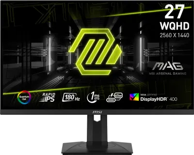 Produktbild von MSI MAG 274QRF QD E2 Computerbildschirm 68,6 cm (27") 2560 x 1440 Pixel Wide Quad HD LCD Schwarz