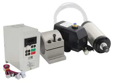Produktbild von CNC-Fräse, 1,5 kW wassergekühlter Spindelmotor, Inverter enthalten, VOLLSTÄNDIGES KIT, 220V-a