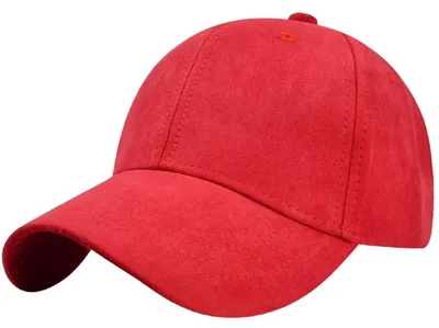 Produktbild von Baseball Cap Uni Verstellbar 6-Panel Rot Polyester Einheitsgröße