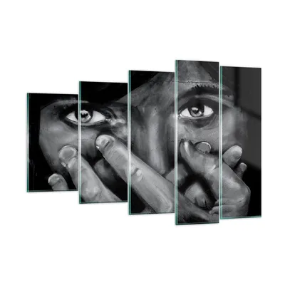 Produktbild von Bilder auf glas - Graffiti Wand Farbe Malerei - 150x100cm - Glasbilder - Wandbilder - Kunstdruck - zum Aufhängen bereit - Wanddekoration aus Glas - Glas Bilder - Wandbild auf Glas - GEG150x100-0459
