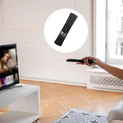 Produktbild von Einfache TV-Fernbedienung grün kompatibel einfach