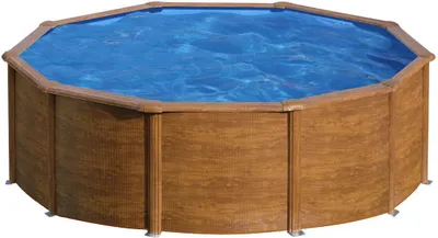 Produktbild von Gre Pacific Stahlwandpool rund 300 x 120 cm Komplettset blau salzwasserbeständig winterfest