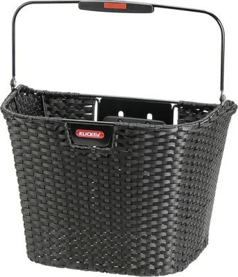 Zdjęcie produktu dla KLICKfix Structura, Przednie, Kosz rowerowy, Plastik, Czarny, 16 l, 5 kg