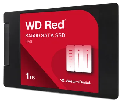 Zdjęcie produktu dla Western Digital Red WD SA500, 1 TB, 2.5", 530 MB/s, 6 Gbit/s