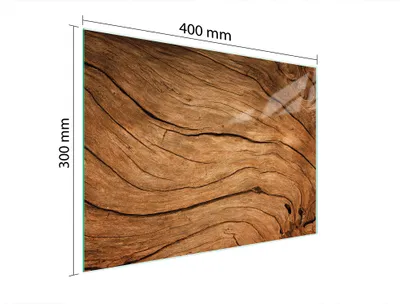 Produktbild von Schneidebrett Herdabdeckplatte Multiglasschneidplatte 40x30 cm Holz Braun
