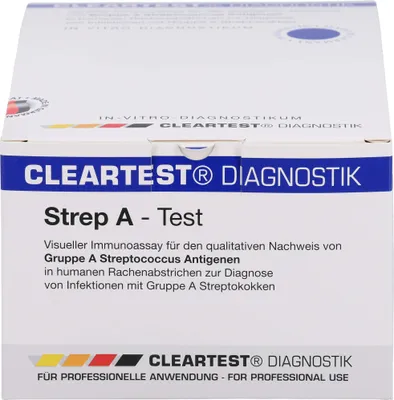 Produktbild von Cleartest Diagnostic Strep-A Test, 20 St. Test
