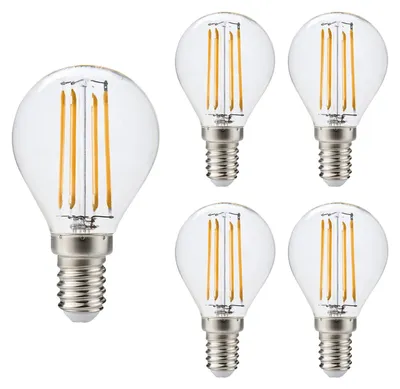 Produktbild von Kobi E14 LED-Lampe Röhre 4W 470lm 3000K warmweiß 5 Stück