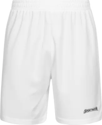 Produktbild von SPORTINATOR Essentials Herren Shorts | Leichtes Mesh-Material | Elastischer Bund | Atmungsaktiv & schnelltrocknend | weiß | Gr. S | STR-23