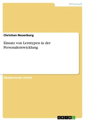 Produktbild von Einsatz von Lerntypen in der Personalentwicklung
