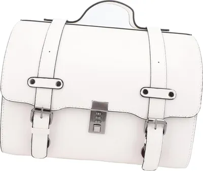 Produktbild von 18L Motorrad-Hecktasche, Schnellverschluss, Kunstleder, hohe Kapazität, wasserdichtes Motorrad-Reisegepäck mit Zahlenschloss, Weiß