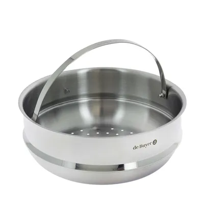 Image de De Buyer Insert Vapeur En Acier Inoxydable Pour Casserole 24 Cm
