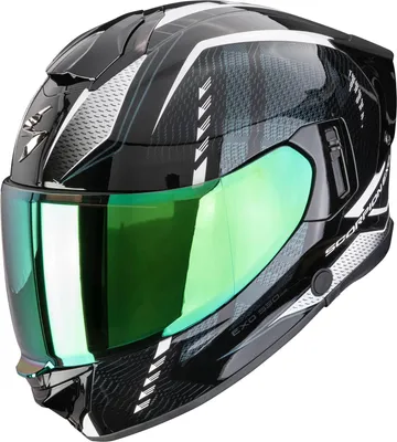 Obrázek produktu pro Helma Scorpion Exo-530 Air Theras, černá/bílá/zelená, L (59/60)