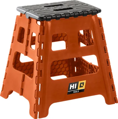 Produktbild von Hi-Q Tools MX Falt-Hocker bis 150 Kg orange/schwarz
