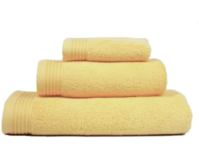 Produktbild von framsohn Badetuch 'Premium' 100 x 150 cm Limone - Gelb