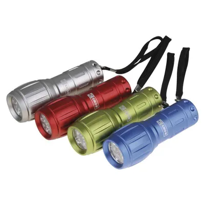 Produktbild von Taschenlampe Emos P3882 LED-Taschenlampe aus Metall, 9x LEDs, auf 3xAAA