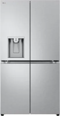 Produktbild von 91 cm breiter, belüfteter kühlschrank im amerikanischen stil mit 637 litern nutzinhalt, silberfarben Lg GML960MBBE
