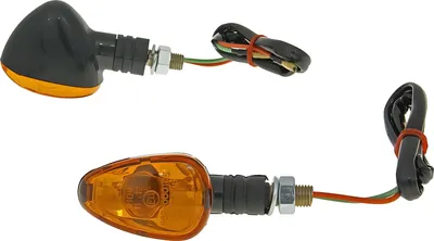 Produktbild von Blinker Set M10 schwarz Doozy orange, kurz