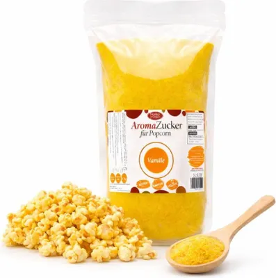 Produktbild von Popcorn Vanille Zucker 1 kg für Vanille Popcorn und Desserts von Hopser Funfood