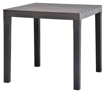Produktbild von Gartentisch Mocca 78x78x72cm Kunststoff für Balkon, Picknick, Hinterhof und Terrasse