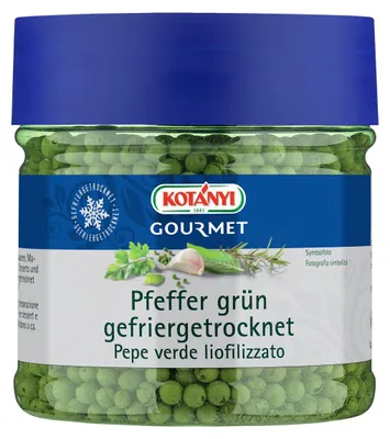 Produktbild von Kotanyi Pfeffer grün schonend gefriergetrocknet mild würzig 55g