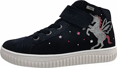 Image de Lurchi - Bottines à lacets pour filles, couleur bleue, chaussures de loisirs