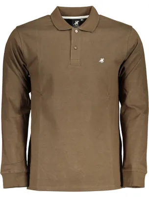 Immagine prodotto di US GRAND POLO POLOSHIRT A MANICHE LUNGHE DA UOMO MARRONE : Colore - Marrone, Taglia - L Taglia: L Colore: Marrone