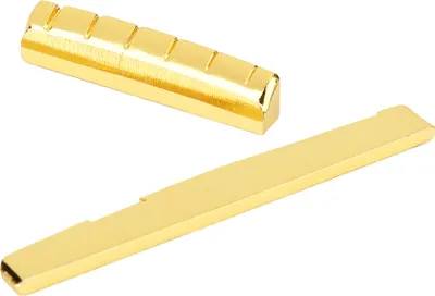 Image de Écrou de guitare, selle de guitare, écrou de selle de guitare, selle de guitare en laiton, écrou de guitare en laiton, pièces de guitare en laiton
